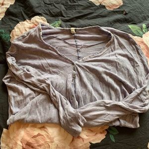 We the free Long sleeve T-shirt in purple